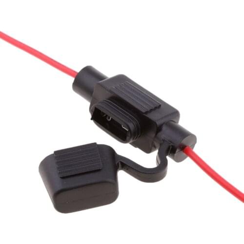 5Pcs 18 Gauge APM ATM Mini Blade Fuse Holder Box In-Line AWG Wire Copper