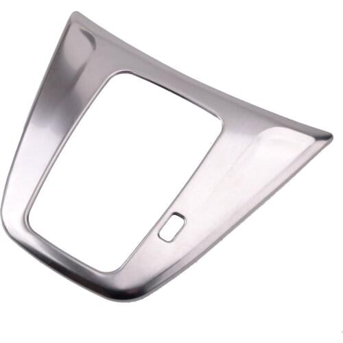 Car Silver Center Console Gear Shift Panel Trim Cover Frame Fit For Honda CRV CR-V 2012 2013 2014 2015 2016 LHD Only