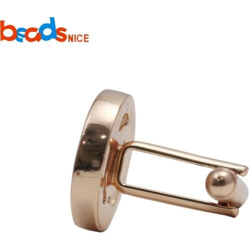 Beadsnice 925 sterling silver cufflinks base for mens jewelry making ID 38062