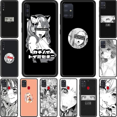 Phone Case for Samsung Galaxy A21S EU A12 A51 A71 A31 A02S A41 A52 A72 A32 5G Soft Shockproof Cover Anime Girl Cartoon Japan