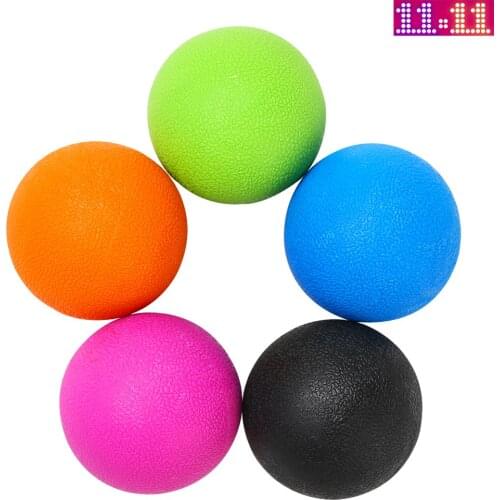 Fitness mobility TPE single massage ball fand peanut ball for thoracic spine upper back neck scapula