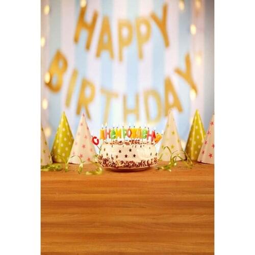 Fotografia photo backgrounds vinyl portrait happy birthday cakes photography backdrops for photographer studio backdrops S-3226