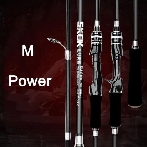 Carbon Fishing Lure Rod Spinning Casting Rods M Power 1.8/2.1/2.4M Bait Weight 5-25G Pole For Fishing Tackle