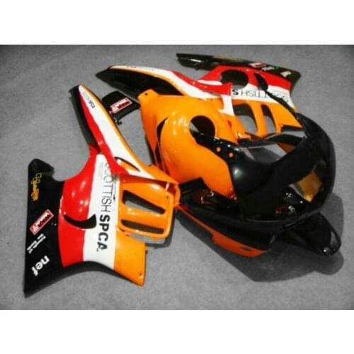 Fairing kit for Honda CBR600 F3 97 98 orange black fairings set CBR600 F3 1997 1998 MD03