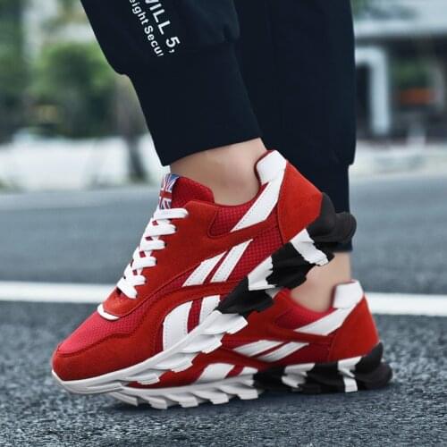 2021 New Men Running Shoes Comfortable and Breathable Marathon Running Sports Shoes Outdoor Fashion Non-slip Sports Shoes Men