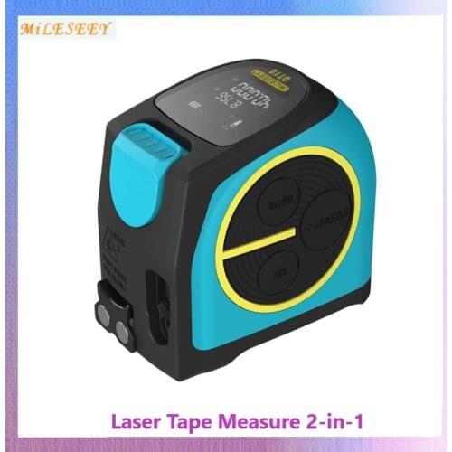 Xiaomi Mileseey DT10 Laser Tape Measure 2 in 1 Digital Distance Measure Laser Rangefinder With LCD Digital Display Magnetic Hook