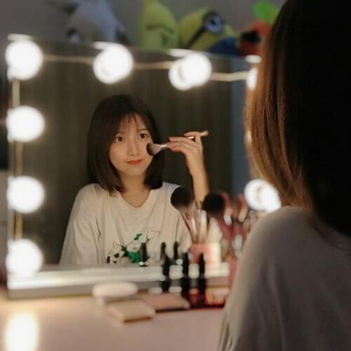 Dimmable Wall Lamp Makeup Mirror Light Bulbs LED 10W Makeup Mirror Vanity Bathroom Led Lamp Touch Switch USB Cosmetic Light