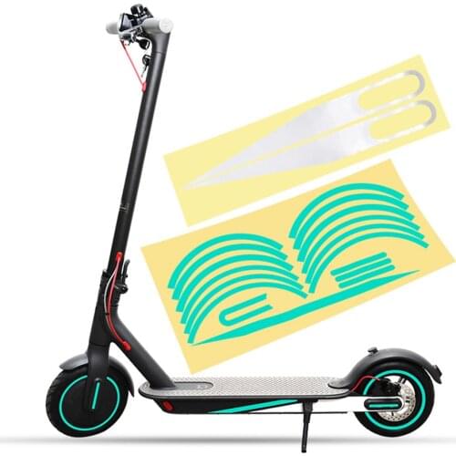 Body Warning Stickers For Xiaomi M365 Pro 1s Pro 2 Electric Scooter Reflective Sticker Cover Set Waterproof Hoverboard Accessory