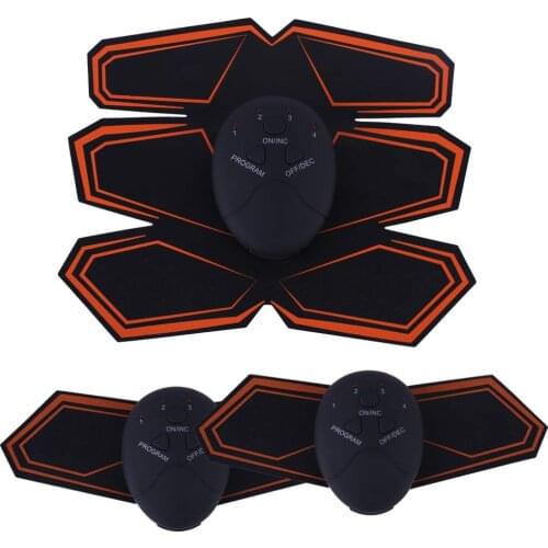 Abs EMS Muscle StimulatorAbdominal Toner Electronic Massager Trainer Wireless Portable Ab Stimulating Toning Belt Unisex Fitness