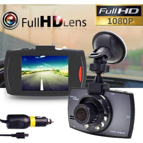 1080P Full HD Mirror Cam Car DVR Camera Dash Video Recorder 2.4" LCD Display G-sensor Night Vision G30 Vehicle Dashcam Cameras