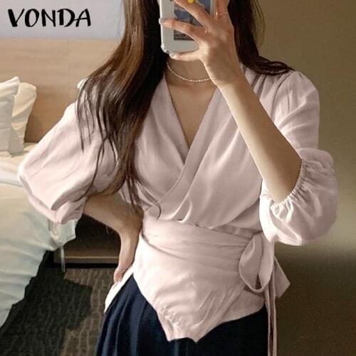 VONDA Peplum Blouses China