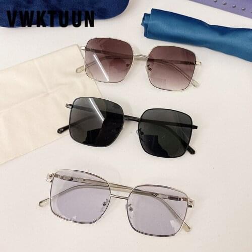 VWKTUUN Sunglasses Men Women Square Sun glasses For Mens Eyewear Driver Glasses UV400 Oversized Sunglasses Ocean Lens Glasses