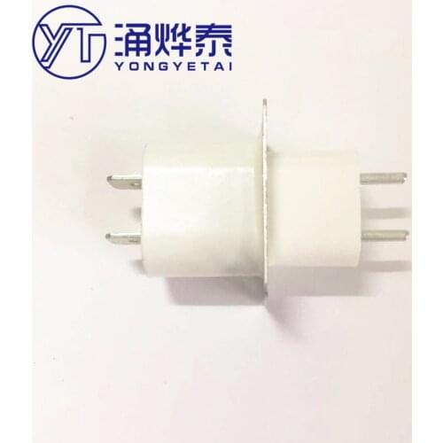 YYT 2PCS Original microwave oven Magnetron socket Pins Filament socket Magnetron pins No screws