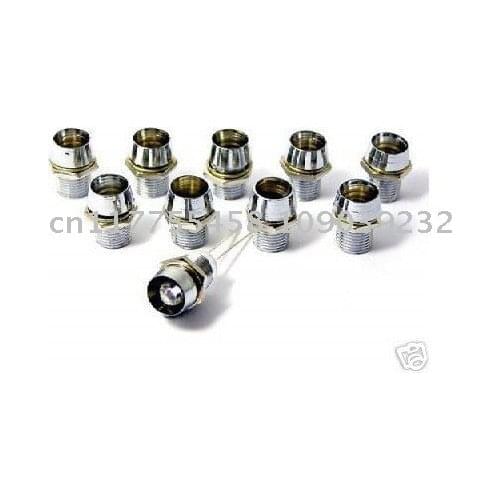 100pcs 3mm LED LEDs mount holder/ chrome metal holder Bezel Clip Mount Panel Display Holders For LED Diodes