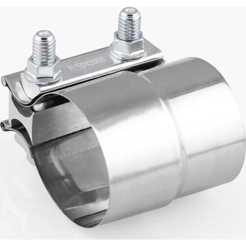 2.25'' 2.5" Stainless Steel Lap Joint Exhaust Clamp Sleeve Band