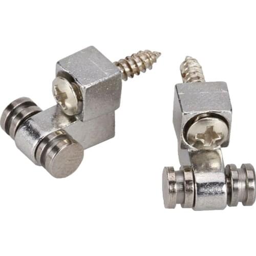 2 Chrome Roller String Retainer Trees Guitar Parts for Electric Guitar or Bass