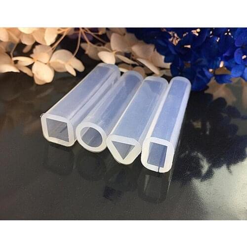 4pcs Fashion Cylinder Silicone Molds Resin Pendant DIY Mold Pendant Making Jewelry Tool Resin Accessories Home Crafts Decoration