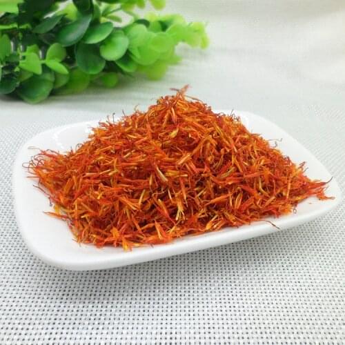 500g / 50g Dried Saffron Flower Chinese Guaranteed Authentic Top Grade Dried Scented Flowers SAFFLOWER for Foot Bath Massage