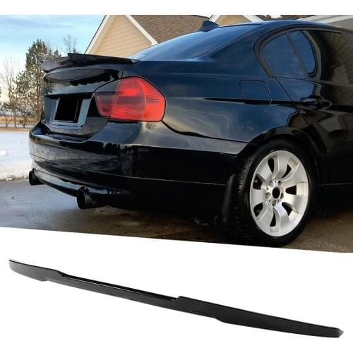 Car Spoilers Glossy Black Refit for M4 Style High Kick Trunk Lid Spoiler for BMW 3 Series E90 M3 2006 2007 2008 2009 2010 2011