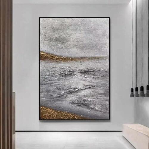Large Modern Wall Art Oil Painting Handmade Abstract Landscape Canvas Painting Artwork Hand Painted Home WallDecoration Picture
