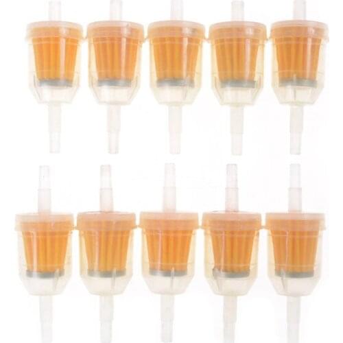 10 Pcs Car Motorcycle Inner Fuel Filters Auto Petrol Fit For 6mm 8mm Pipe Vehicles Motor Machines Universal Parts