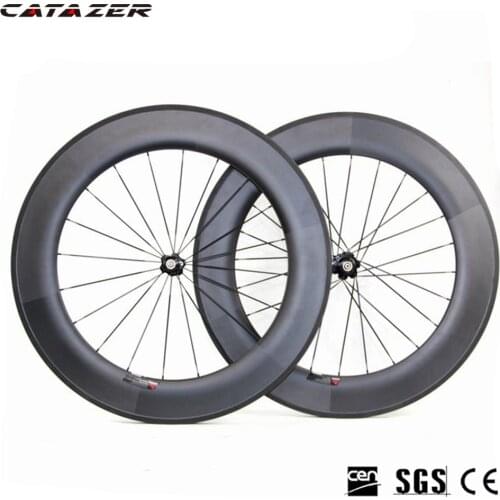 Road Bike Wheel 700C clincher 88mm Depth Full Carbon Wheelet UD Matte Tubular Bicycle Wheelset with NOVATEC 271,372