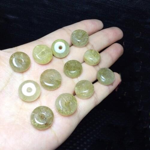 Crystal Natural Blonde Crystal Mini Peace buckle Hair Crystal Separate Beads Hair Wear Multi-Bracelet Pendant Accessories