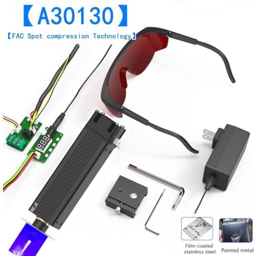 NEJE 50W laser module fixed focus laser head 450nm blue laser, used for laser cutting machine CNC DIY laser engraving tool