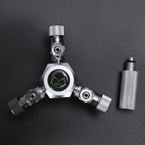 LBER Aquarium Fish Tank 3 Way Air Pump Co2 Regulator Solenoid Cylinder Splitter Tap Connector Carbon Dioxide Multipass Shunt