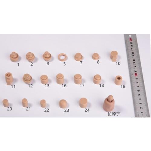 1/6 Scale Soldiers Action Figure Head Neck Connectors Accessories for Body Figures