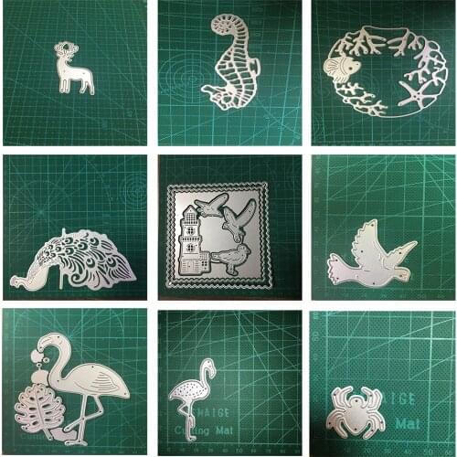 Animal Metal Cutting Dies Mould Scrapbook Dies for Greet Card Making Cut Paper Craft 2021 New