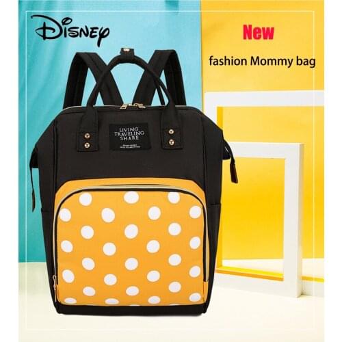 Disney Fashion Mummy Maternity Nappy Bag Large Capacity Nappy Bag Waterproof Travel Backpack for Baby Care Multifunctional Bag
