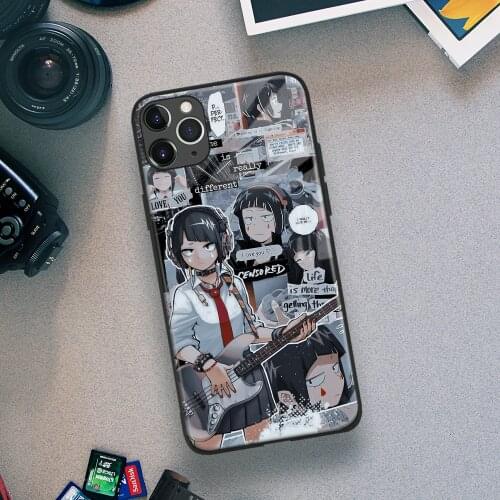 Jiro Kyoka My Hero Academia Soft Silicone for IPhone Se 6s 7 8 Plus X XR XS 11 12 Mini Pro Max Glass TPU Phone Case Cover Shell