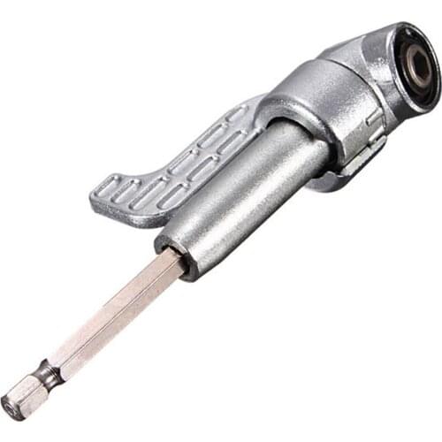 New 105 Angled 1/4 Driver Hex Screwdriver Bit Holder for Power Drill Tool 130mm