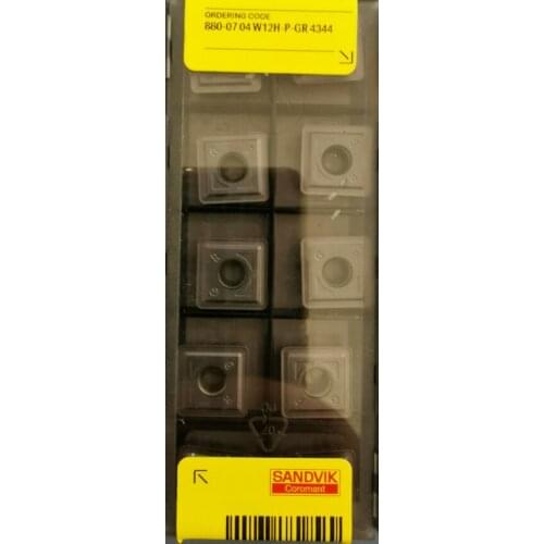 ORIGINAL 10PCS CARBIDE INSERT 880-0704W12H-P-GR4344