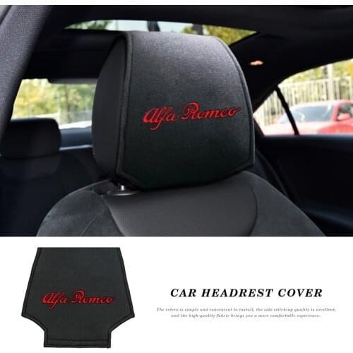 1/2PCS Auto Car Seat Neck Pillow Protection Safety Auto Headrest For Alfa Romeo 159 147 156 Giulietta Car Seat Accessories