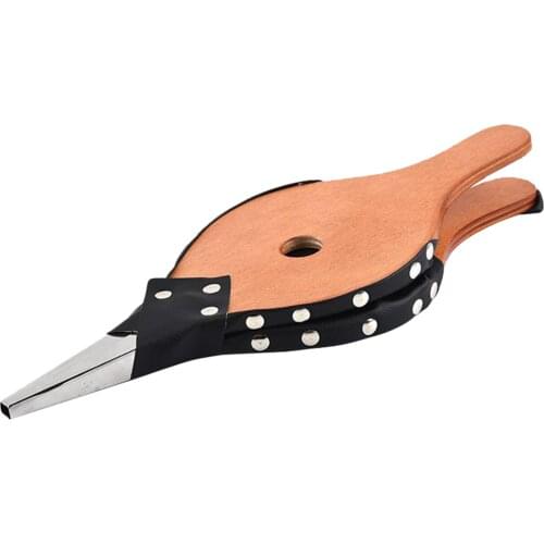 Portable Wood Bellows Wooden Fireplace Manual Air Blower for Outdoor Camping BBQ Grill Chimney Fireplace Wall Decoration