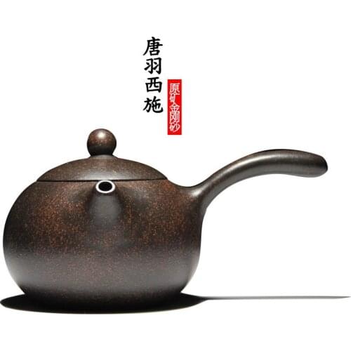 Purple clay teapot famous artist Tang Yu Xishi purple clay teapot brewing teapot Kungfu tea ware gift custom wholesale