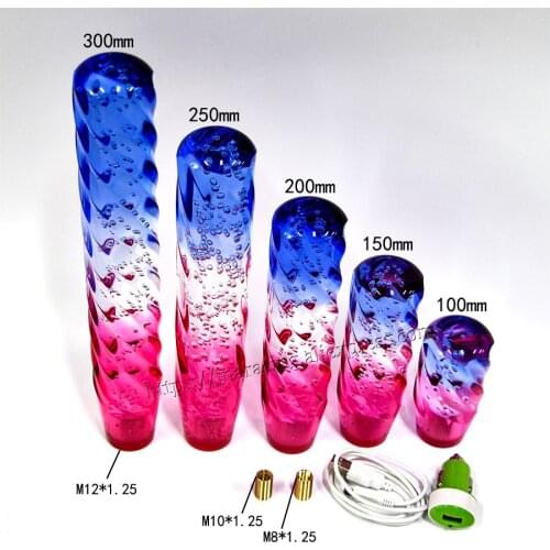 20/25/30 cm Acrylic Auto Gear Shift Knob Racing Car Universal 3-Colors Shift Gear Knob
