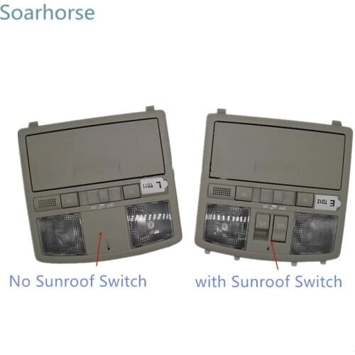 Soarhorse For Mazda 6 GH 07-12 For Mazda CX-9 2010-15 Car Dome Reading Light Lamp Interior Lights with Sunroof Switch