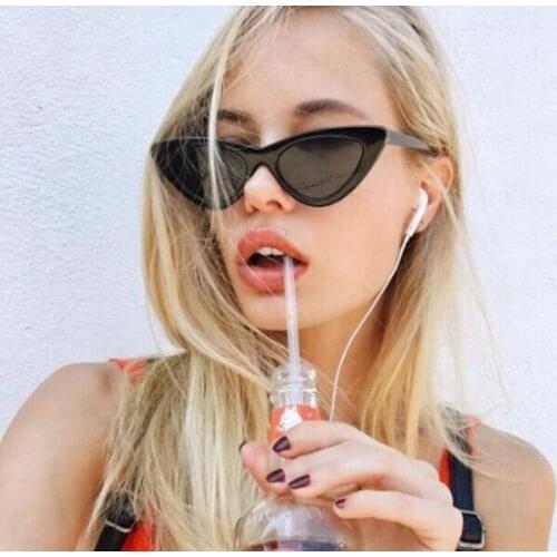 Cat eye shade for women fashion sunglasses brand women vintage triangular cateye glasses oculos feminino sunglasses Sexy UV400