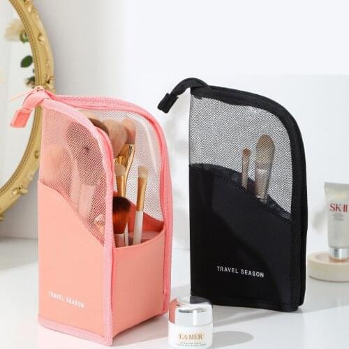 Cosmetic Tool Storage Bag Ladies Hand Makeup Brush Bag Portable Eyebrow Pencil Lipstick Storage Bag