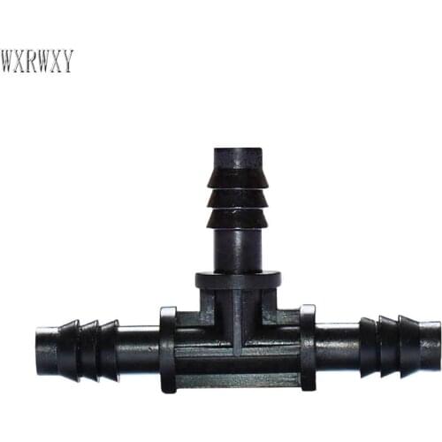 Wxrwxy tee barb 8/11 8mm Tee connector garden irrigation 8/11 hose connector garden water splitter hose splitter 6 pcs
