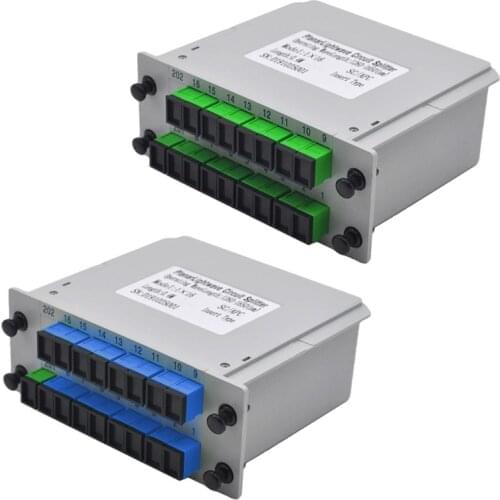 SC APC PLC 1X16 Splitter Fiber Optical Box FTTH PLC Splitter Box with 1X16 Planar Waveguide Type