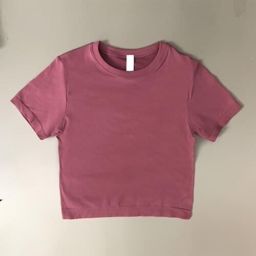 Womens Short-Sleeved Running Fitness T-shirt Short Sexy Breathable Yoga Clothes Workout Sports Crop Tops