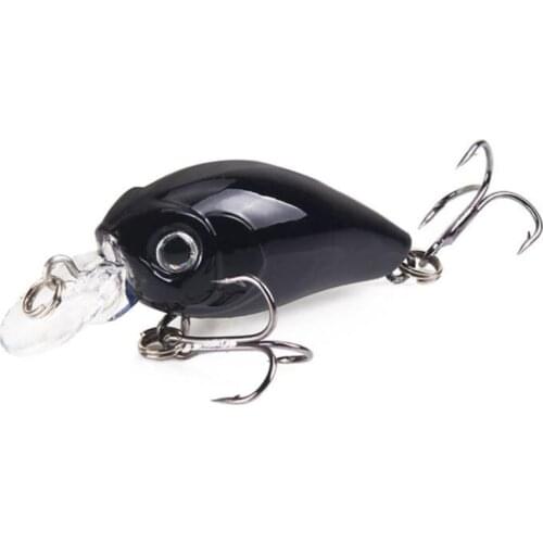 1pcs 3D eyes Crankbait Fishing Lure 4.5cm 3.5g Topwater Artificial Hard Bait Fishing Wobblers Bass Pesca carp fishing tackle