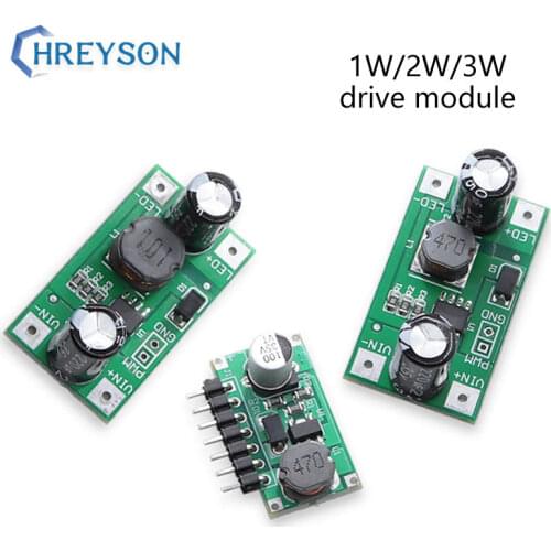 1Pcs 3W 5V-35V LED Driver 700mA DC-DC PWM Module Dimming Input Step-Down Constant Current Electronic Components Diy PCB 1W