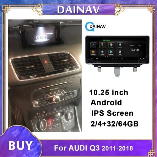 10.25 inch Car Video stereo For AUDI Q3 2011 2012 2013 2014 2015 2016 2017 2018 Car radio GPS Navigation Player support carplay