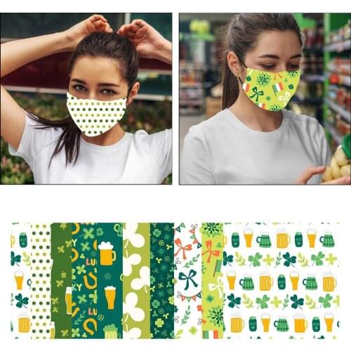 10Pcs 100% Cotton Fabric Quilting Patchwork Flowers Leaves Printed for DIY Sewing Cotton Cloth Face Mask Making Material 25cm