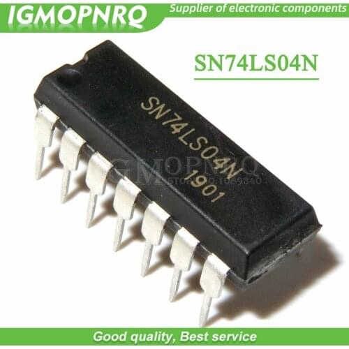 100PCS SN74LS04N DIP14 SN74LS04 DIP 74LS04N 74LS04 DIP-14 HD74LS14P new and original IC